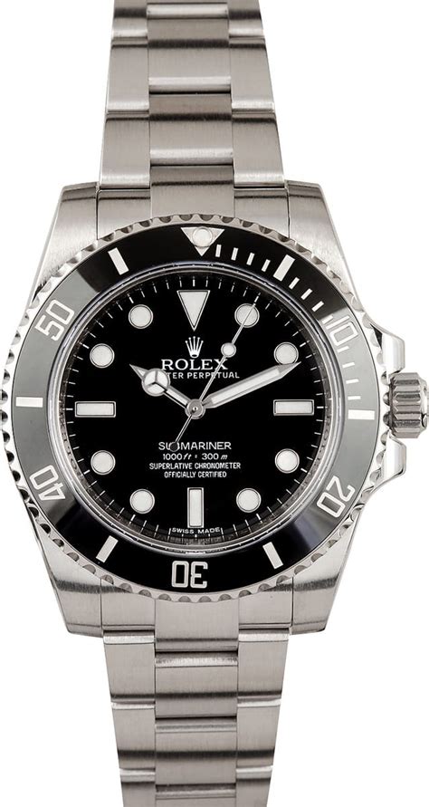 Rolex Submariner 114060LN Black 